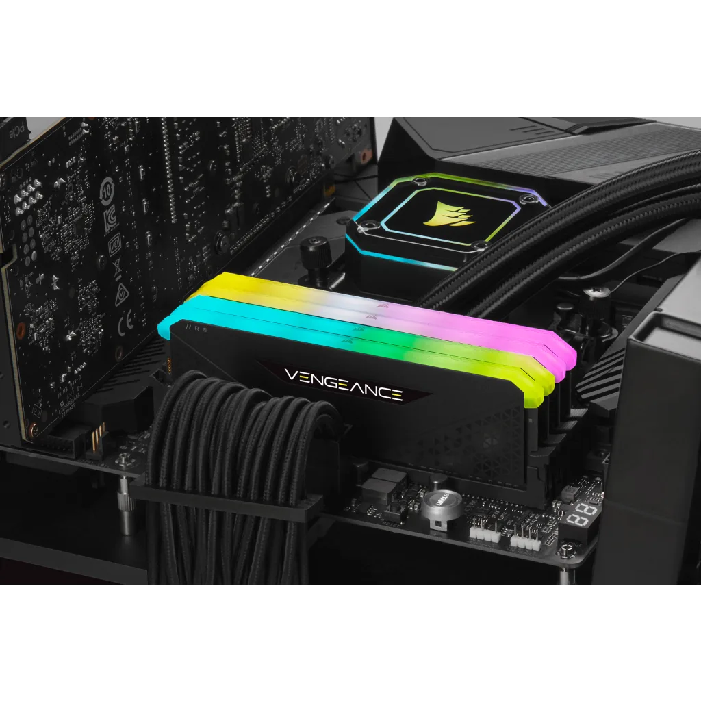 VENGEANCE® RGB RS 128GB (4 x 32GB) DDR4 DRAM 3200MHz C16 Memory Kit