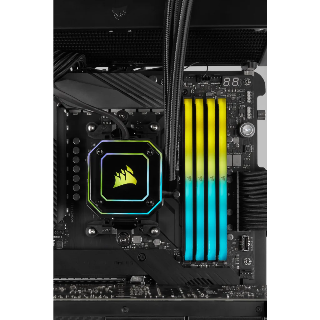 VENGEANCE® RGB RS 128GB (4 x 32GB) DDR4 DRAM 3200MHz C16 Memory Kit