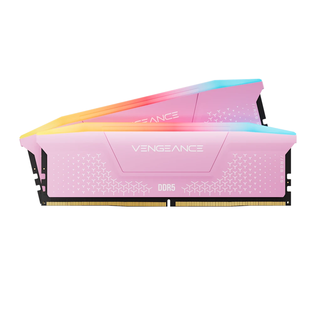 VENGEANCE® RGB RS 32GB (2 x 16GB) DDR5 DRAM Up To 6000MT/s CL38