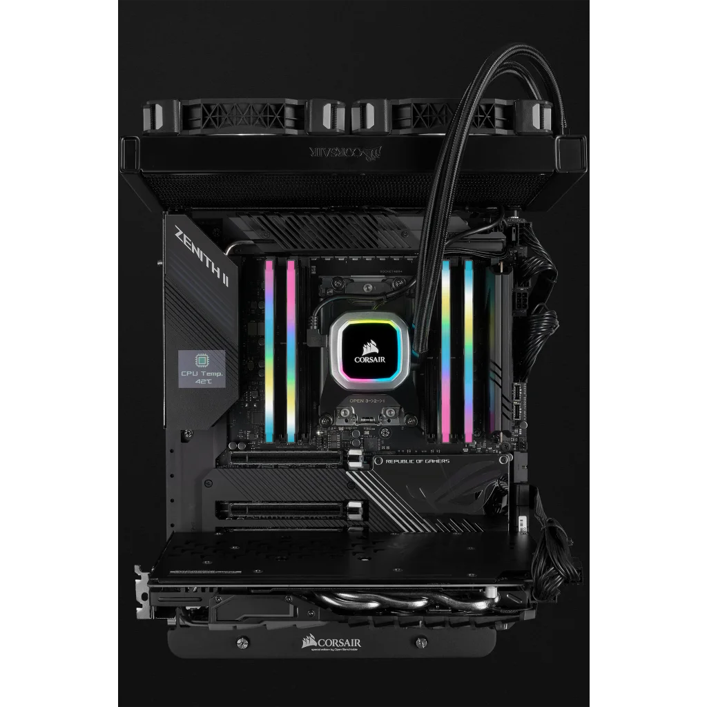 VENGEANCE RGB PRO SL 64GB 4 x 16GB DDR4 DRAM 3600MHz C18 Memory Kit Black