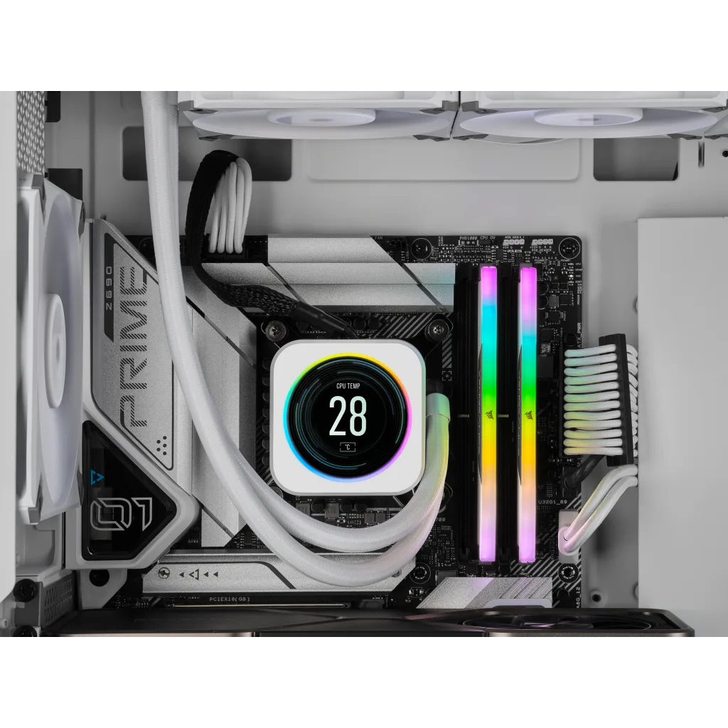 VENGEANCE® RGB 64GB (2x32GB) DDR5 DRAM 5200MHz C40 Memory VENGEANCE® RGB 64GB (2x32GB) DDR5 DRAM 5200MHz C40 Memory