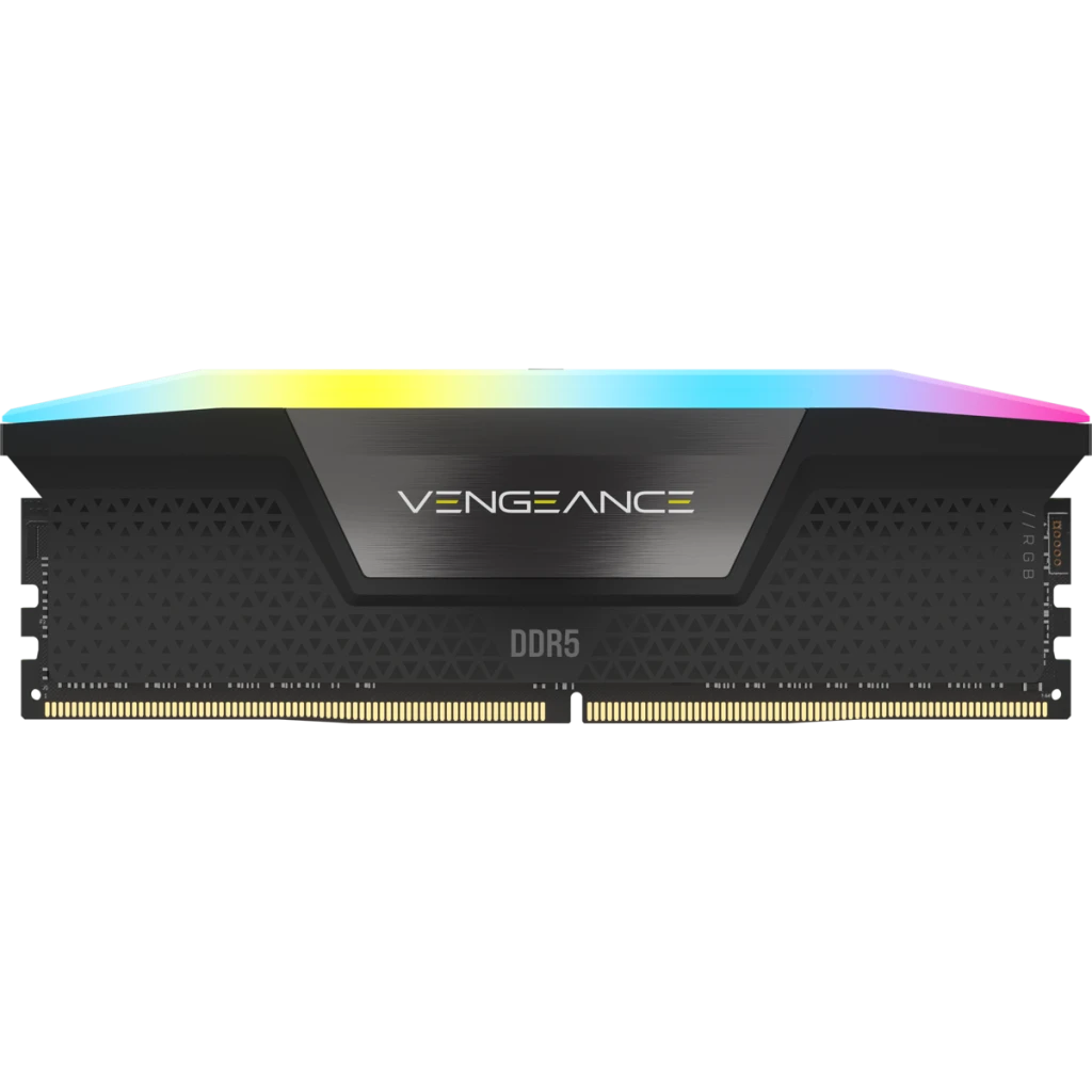 VENGEANCE® RGB 96GB (2x48GB) DDR5 DRAM 5600MT/s CL40 Memory Kit — Black