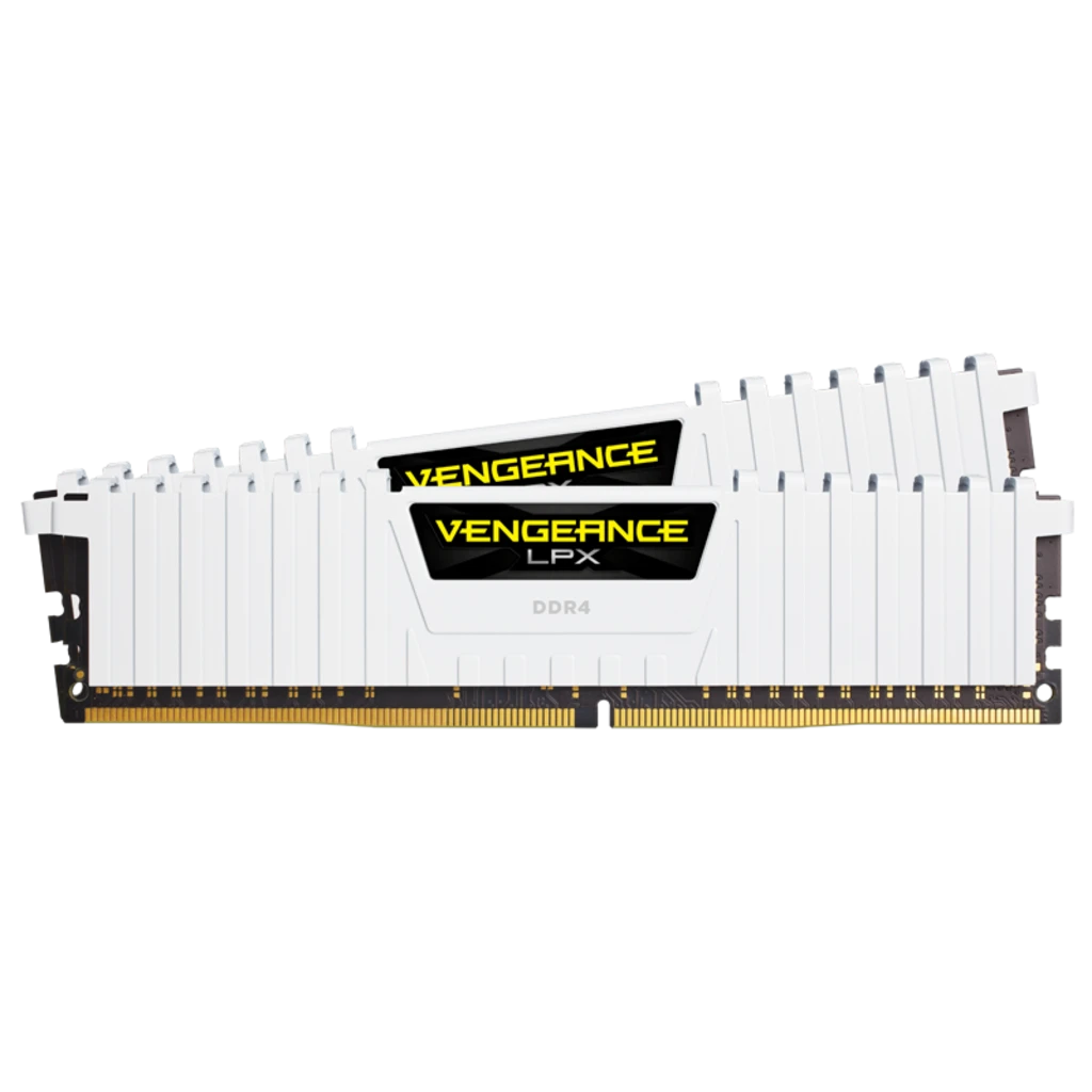 VENGEANCE® LPX 16GB (2 x 8GB) DDR4 DRAM 2666MHz C16 Memory Kit – White