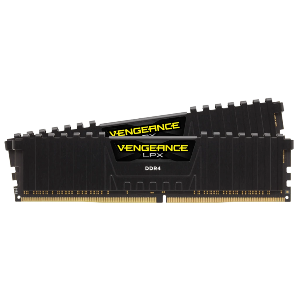 - VENGEANCE® DDR4 DRAM 3200MHz (2 LPX 8GB) 16GB Black x Memory Kit C16