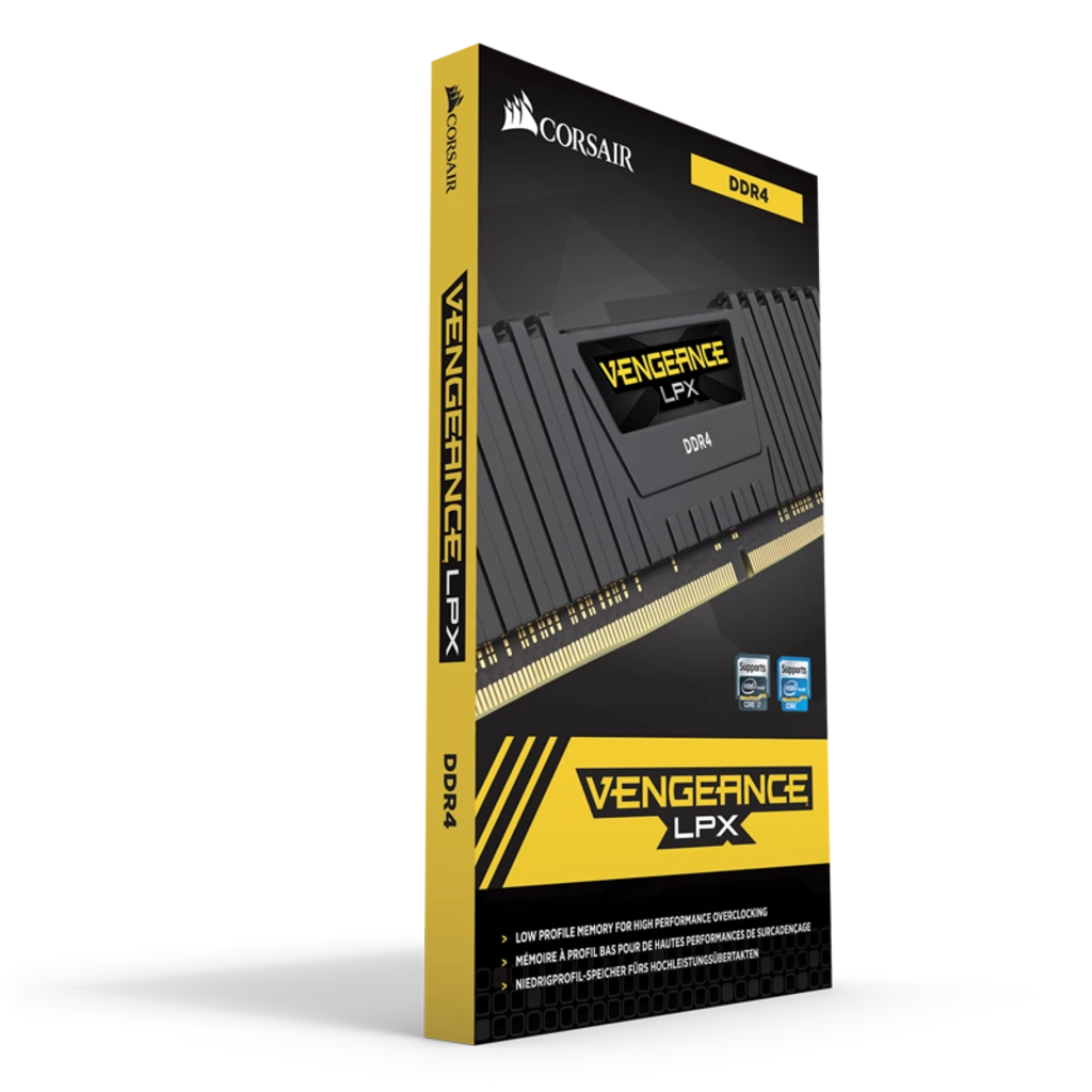 VENGEANCE® LPX 16GB (2 x 8GB) DDR4 DRAM 4600MHz C19 Memory Kit - Black