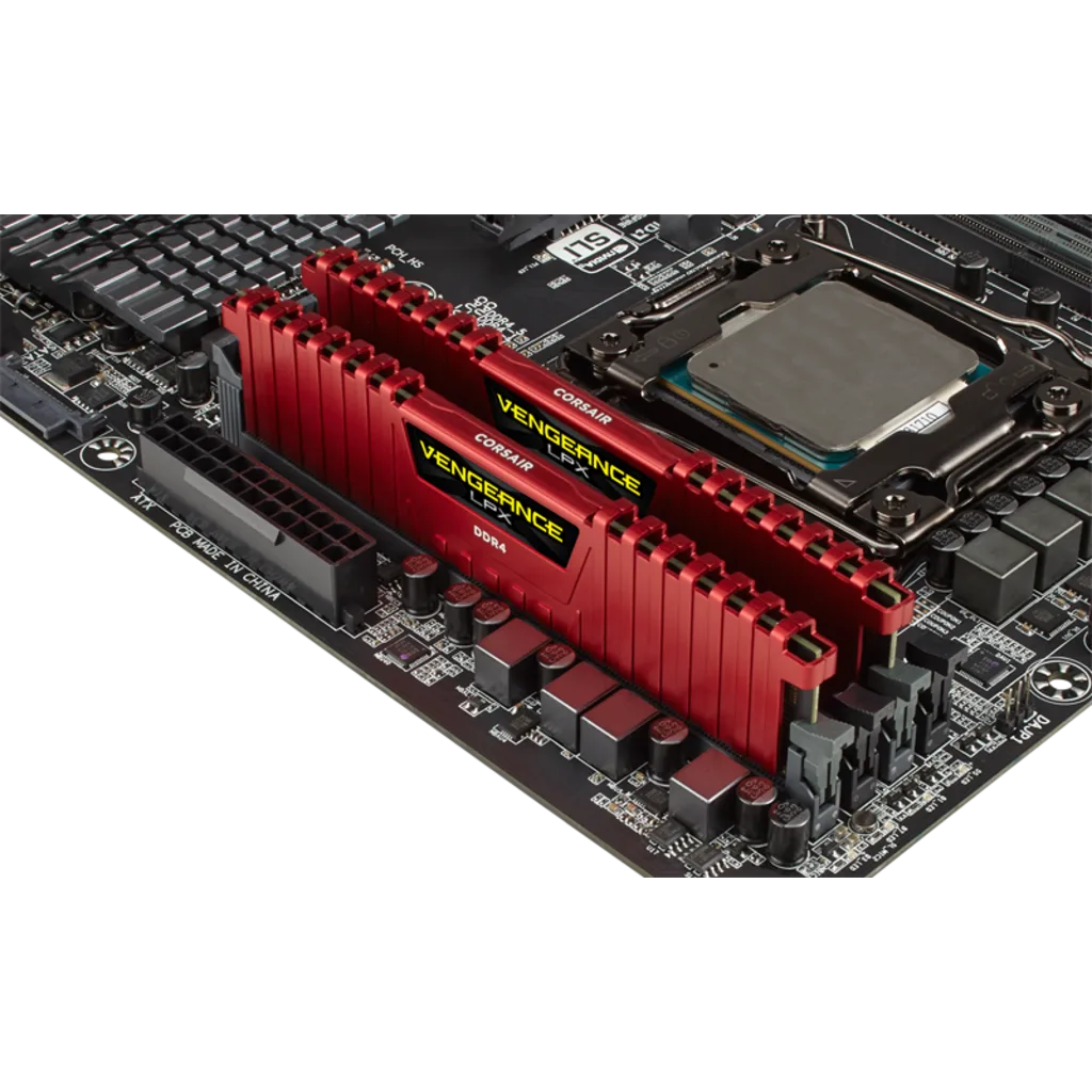 VENGEANCE® LPX 16GB (2 x 8GB) DDR4 DRAM 4000MHz C18 Memory Kit – Red
