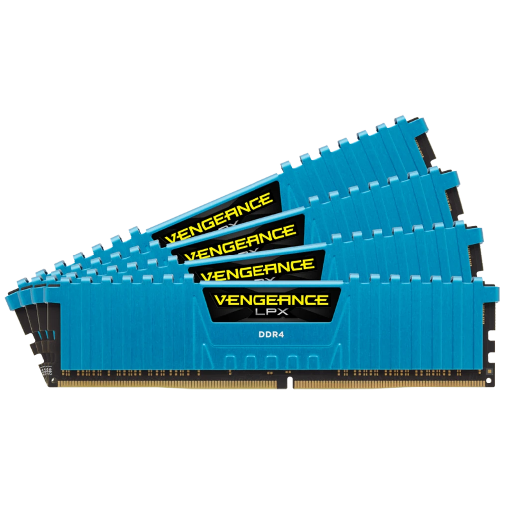VENGEANCE LPX 16GB 4 x 4GB DDR4 DRAM 2133MHz C13 Memory Kit Blue