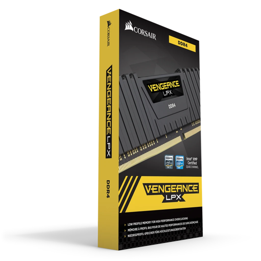 VENGEANCE® LPX 32GB (4 x 8GB) DDR4 DRAM 2666MHz C16 Memory Kit - Black