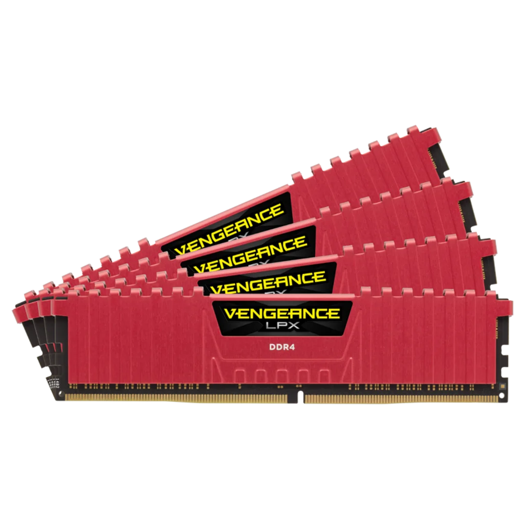 VENGEANCE® LPX 32GB (4 x 8GB) DDR4 DRAM 3200MHz C14 Memory Kit - Red