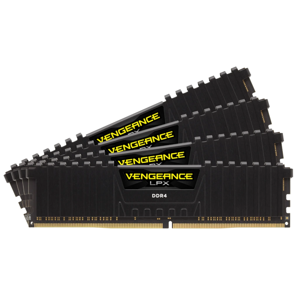 VENGEANCE® LPX 32GB (4 x 8GB) DDR4 DRAM 3000MHz C16 Memory Kit - Black