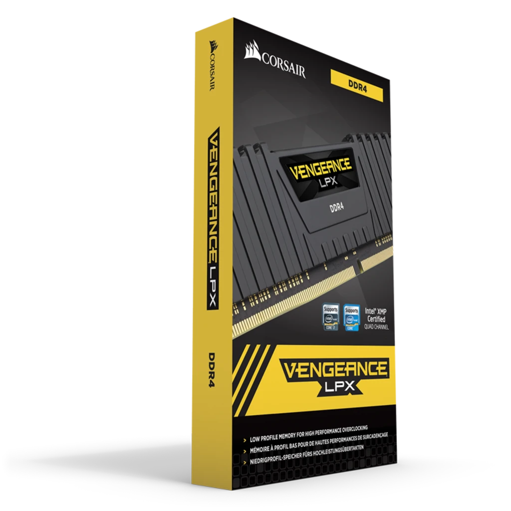 VENGEANCE® LPX 32GB (4 x 8GB) DDR4 DRAM 4333MHz C19 Memory Kit - Black