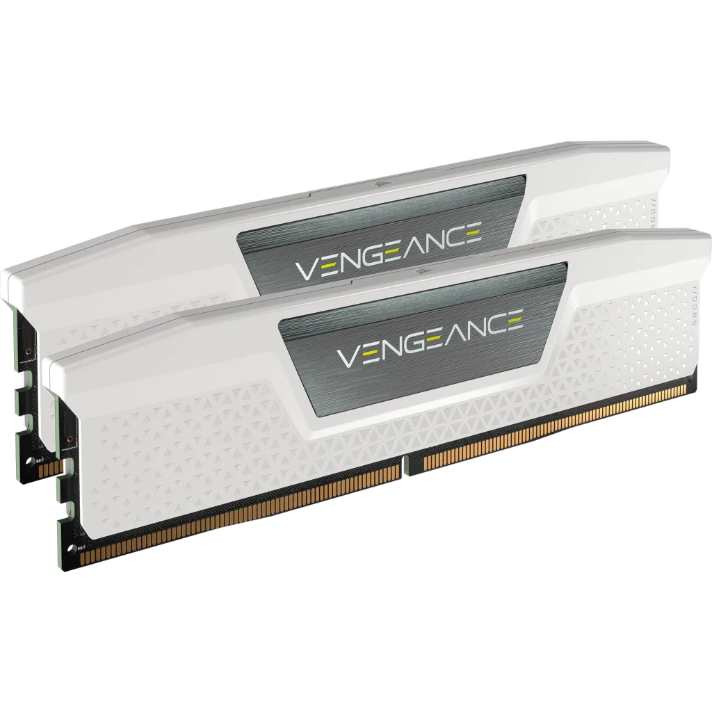 VENGEANCE® 32GB (2x16GB) DDR5 DRAM 4800MHz C34 Memory Kit — White