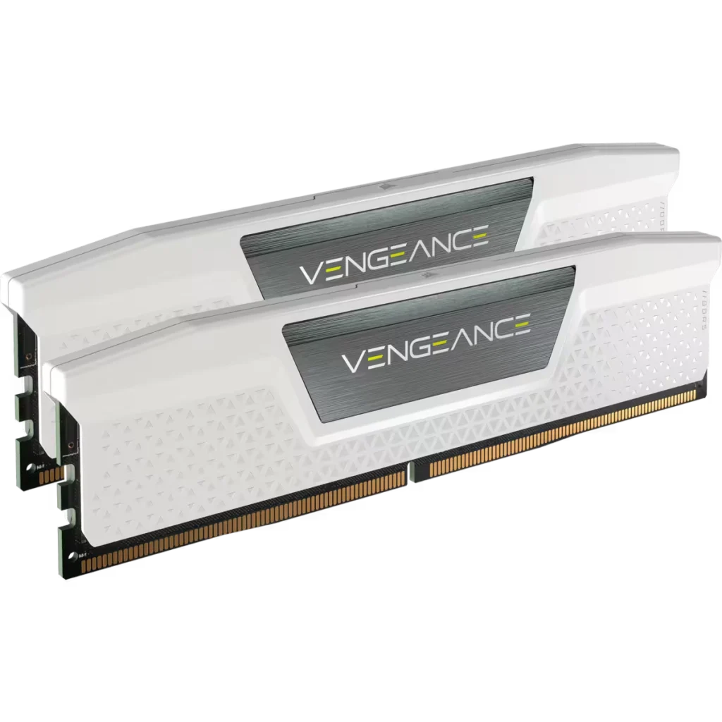 VENGEANCE® 32GB (2x16GB) DDR5 DRAM 5600MT/s CL36 Memory Kit — White