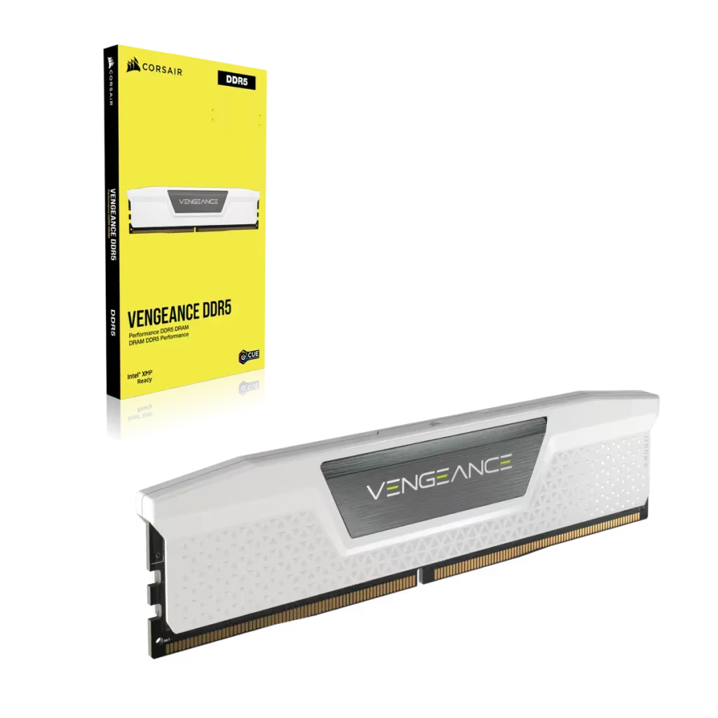 VENGEANCE® 32GB (2x16GB) DDR5 DRAM 5600MHz C36 Memory Kit — White