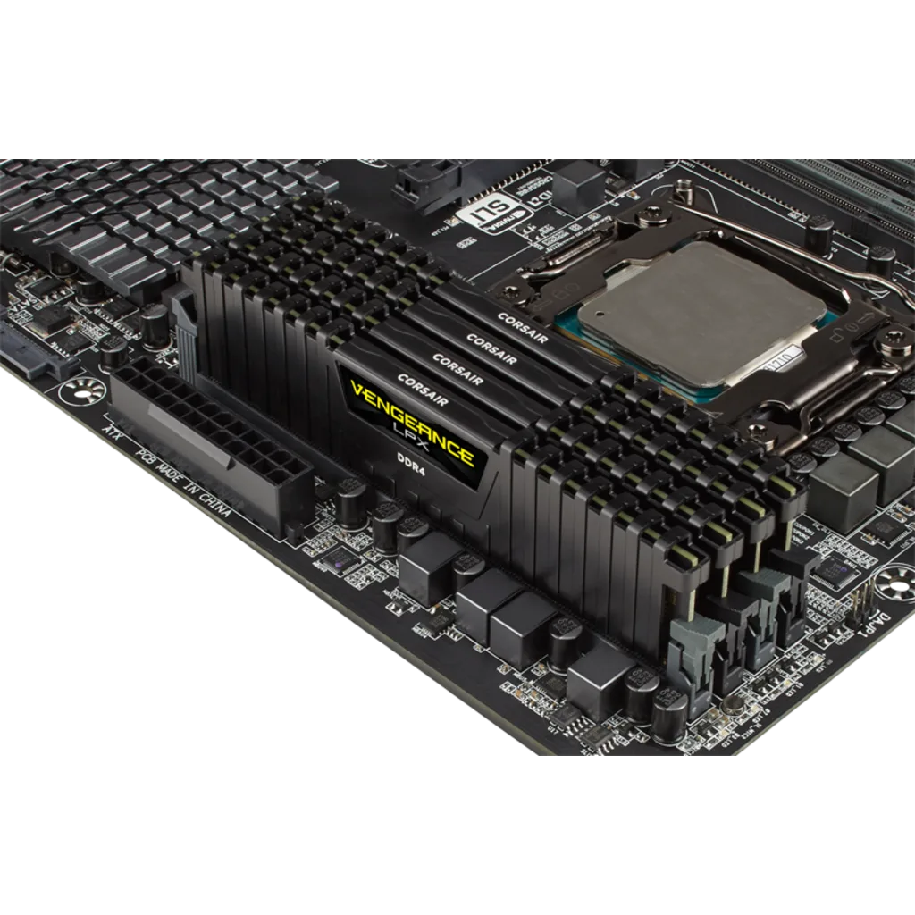 VENGEANCE® LPX 64GB (8 x 8GB) DDR4 DRAM 2666MHz C16 Memory Kit – Black