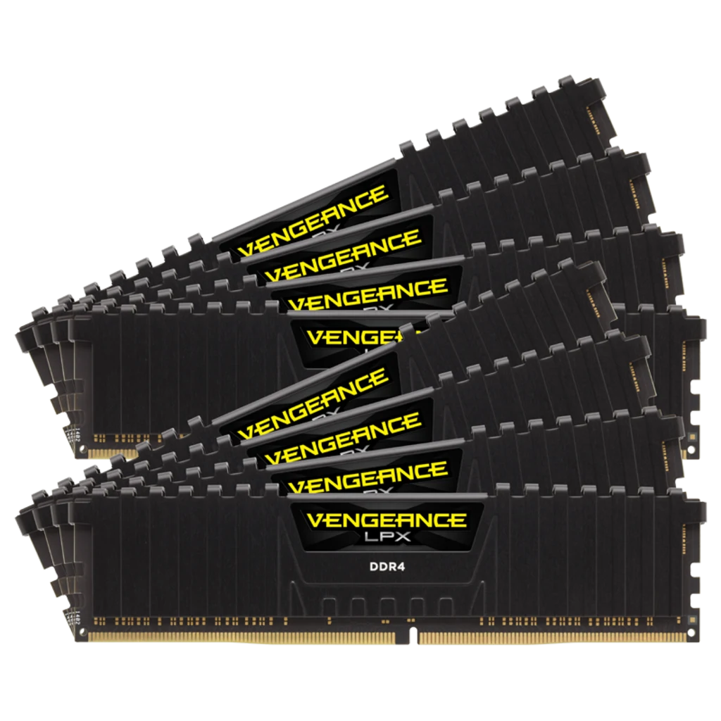 VENGEANCE® LPX 64GB (8 x 8GB) DDR4 DRAM 2800MHz C14 Memory Kit - Black