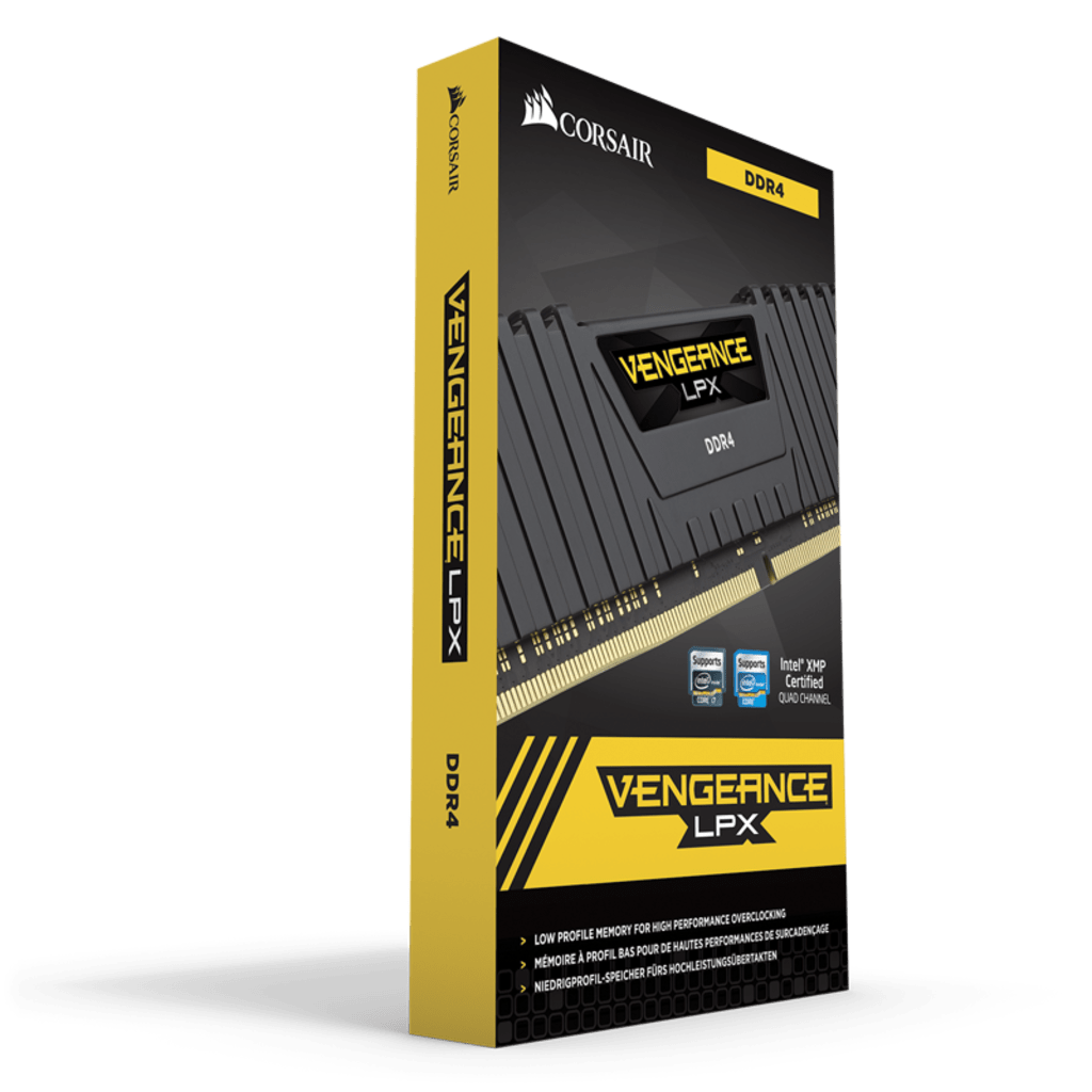 VENGEANCE® LPX 64GB (8 x 8GB) DDR4 DRAM 4000MHz C19 Memory Kit - Black