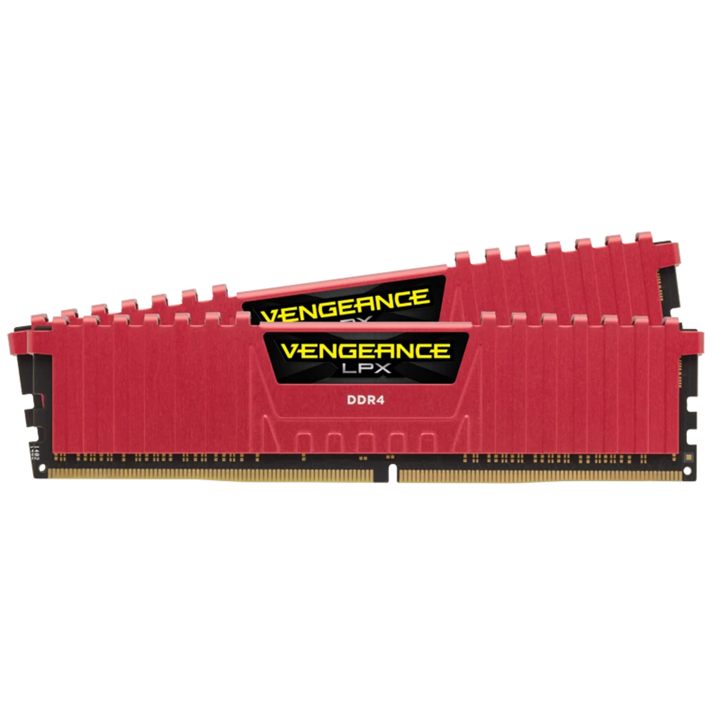 VENGEANCE LPX 8GB 2 x 4GB DDR4 DRAM 3000MHz C15 Memory Kit Red