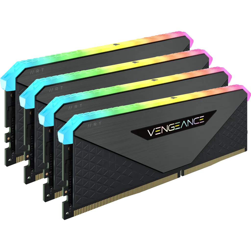 VENGEANCE® RGB RT 128GB (4 x 32GB) DDR4 DRAM 3600MHz C18 Memory