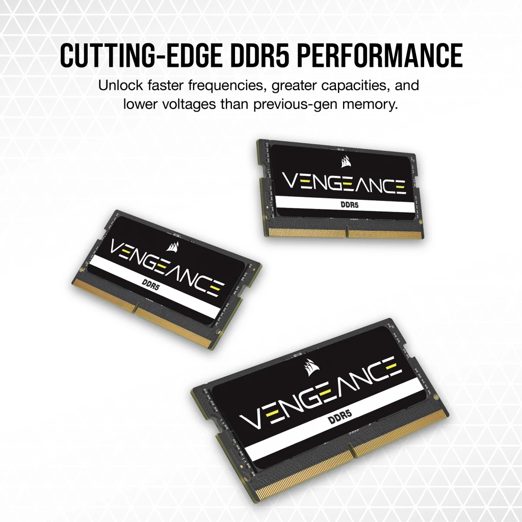 VENGEANCE DDR5 SODIMM 16GB (2x8GB) DDR5 4800 (PC5-38400) C40