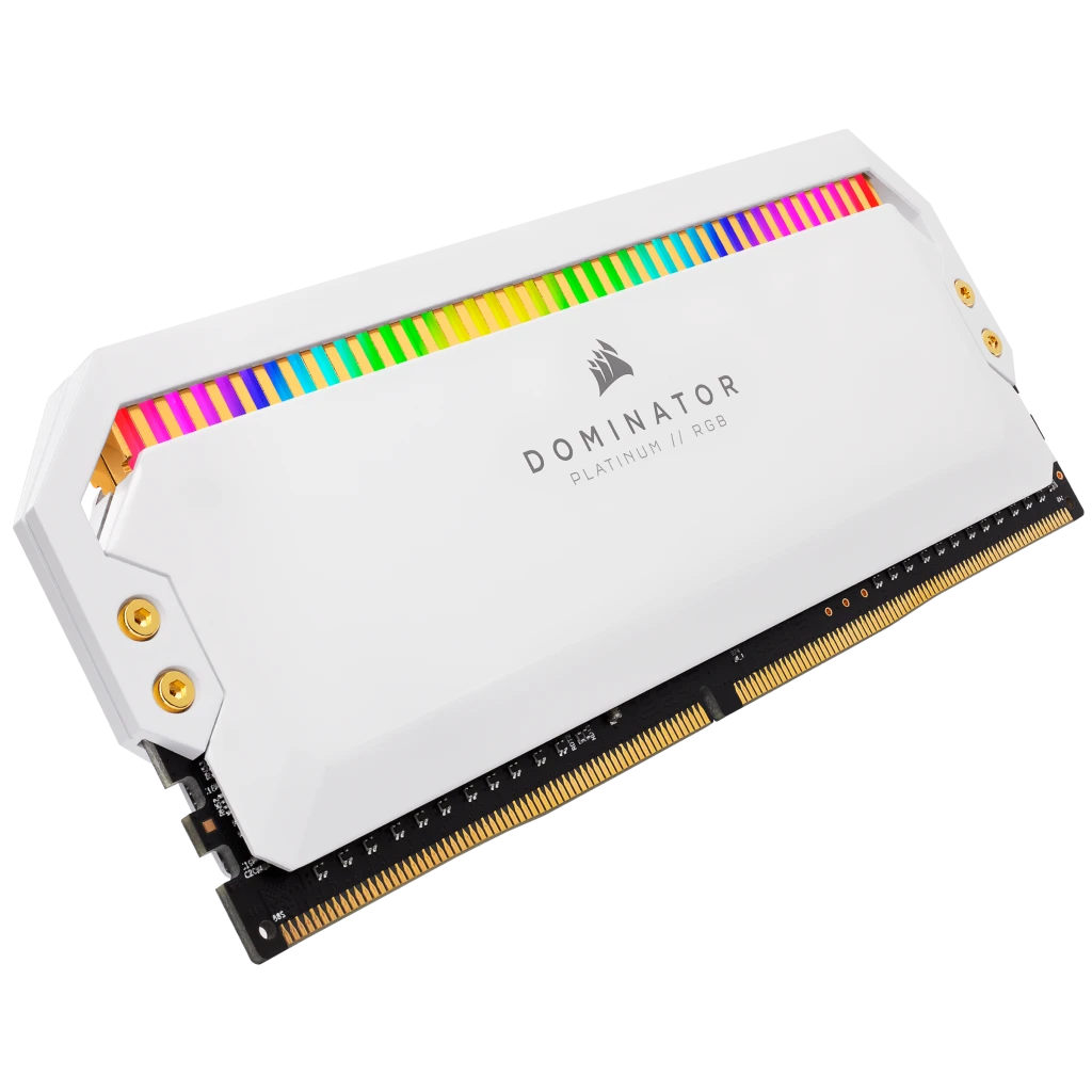 DOMINATOR® PLATINUM RGB 32GB (4 x 8GB) DDR4 DRAM 3600MHz C18 Memory Kit —  White