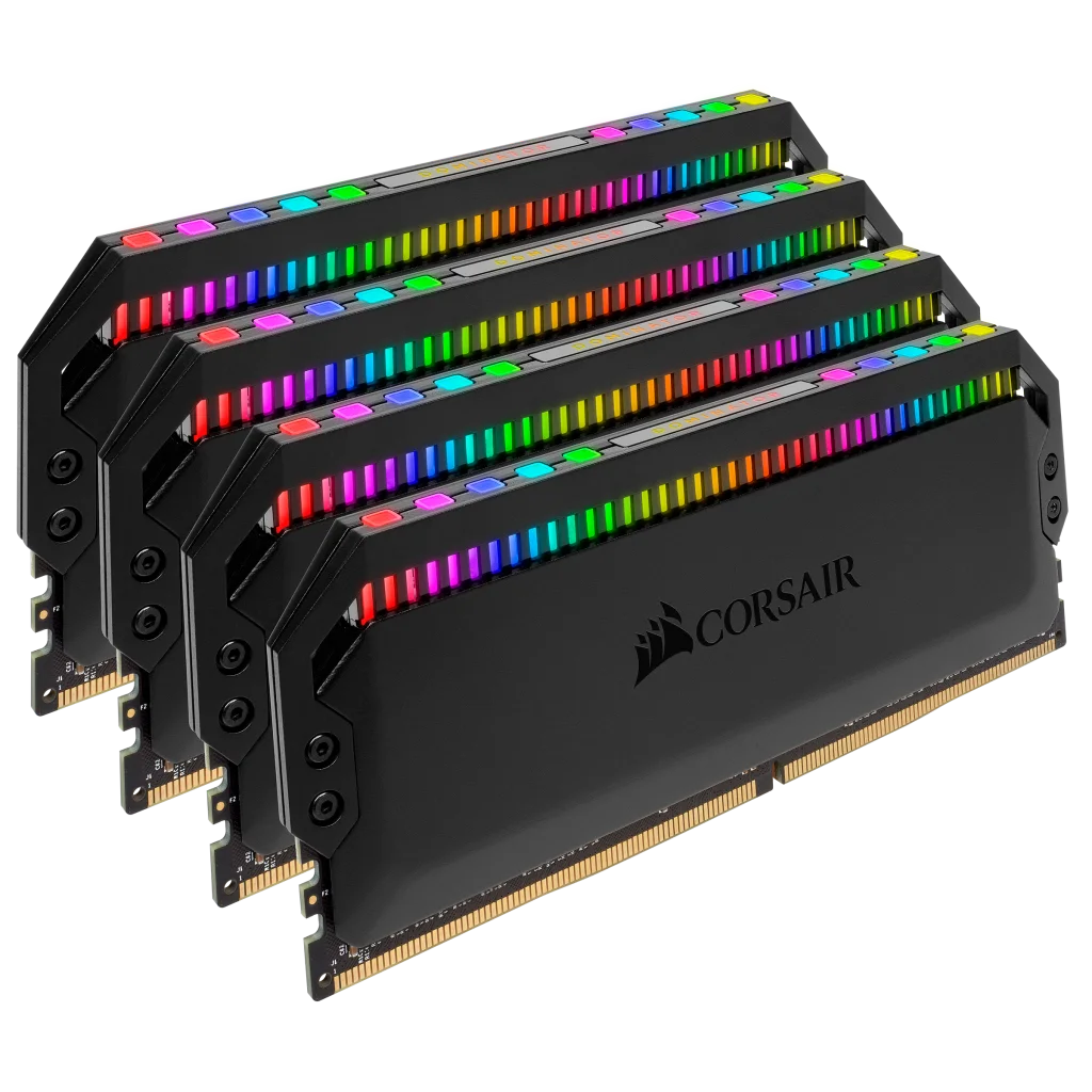 DOMINATOR® PLATINUM RGB 64GB (4 x 16GB) DDR4 DRAM 3200MHz C16 ...