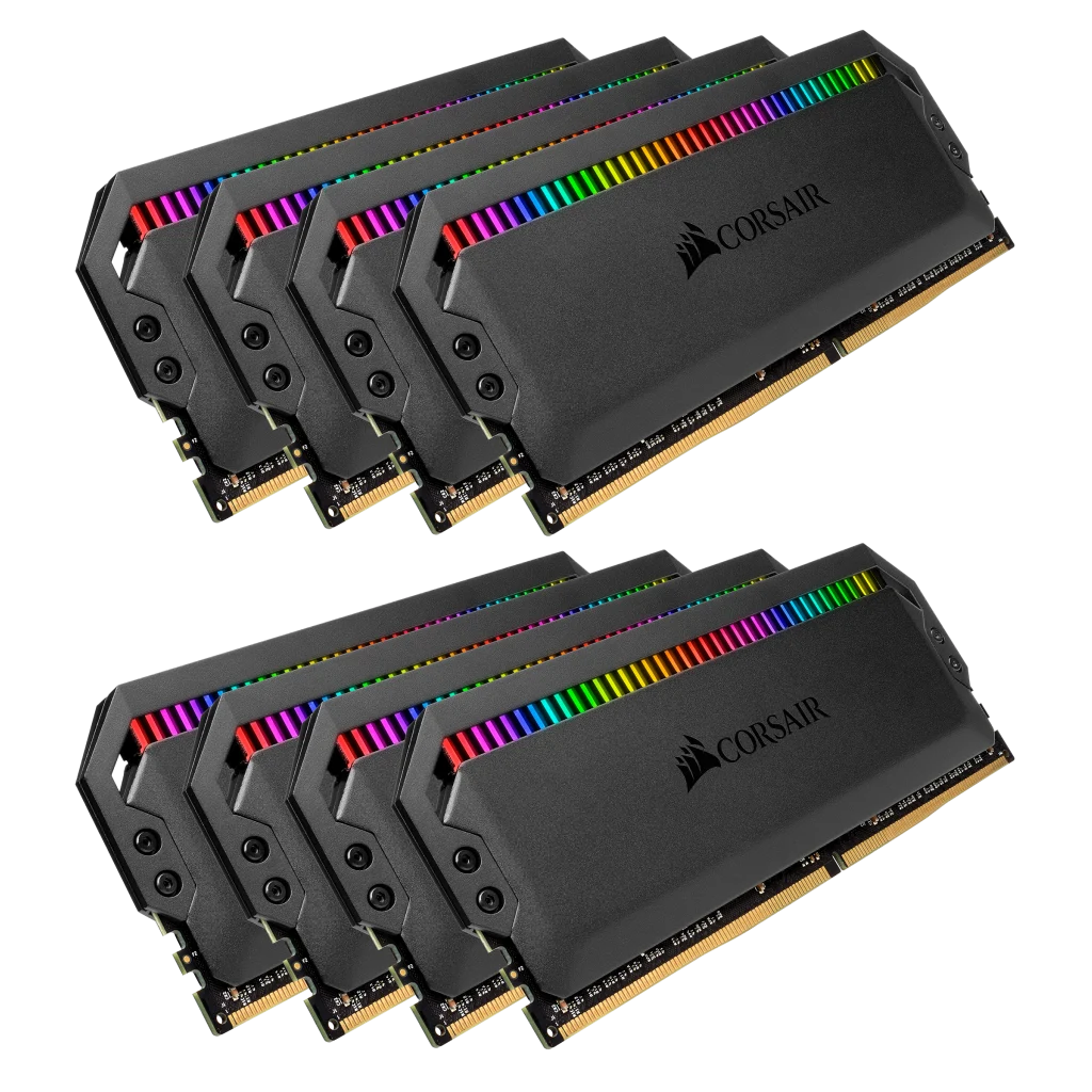 DOMINATOR PLATINUM RGB 64GB 8 x 8GB DDR4 DRAM 3200MHz C16 Memory Kit