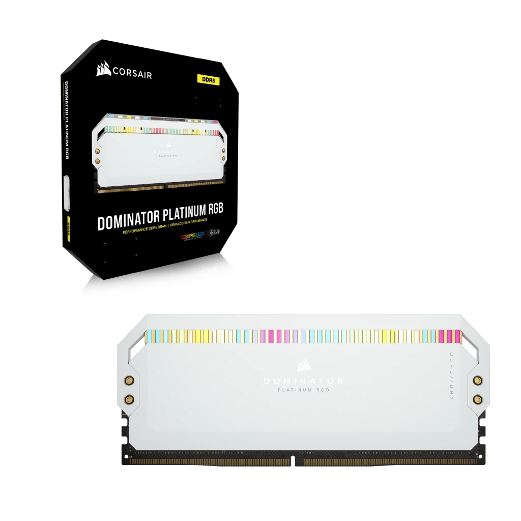 DOMINATOR® PLATINUM RGB 64GB (4x16GB) DDR5 DRAM 5200MHz C38