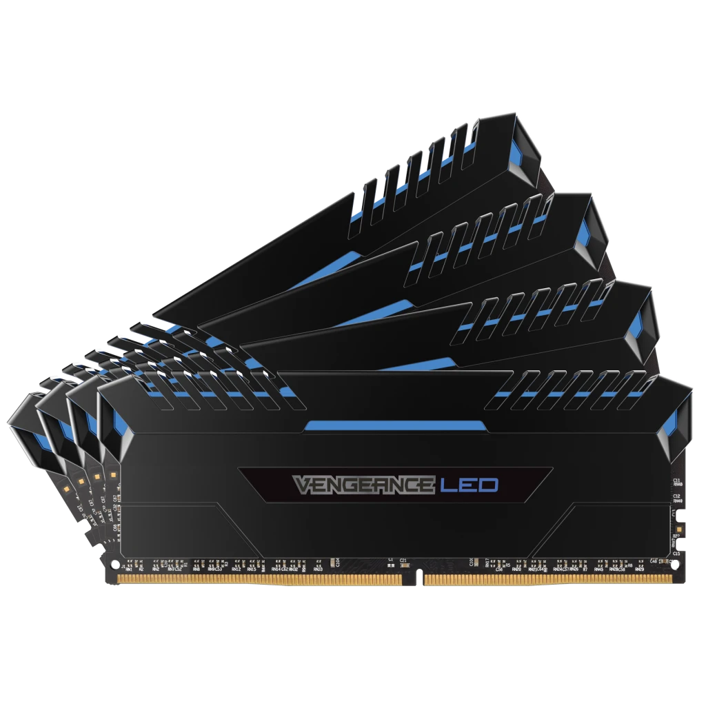 VENGEANCE LED 64GB 4 x 16GB DDR4 DRAM 3200MHz C16 Memory Kit