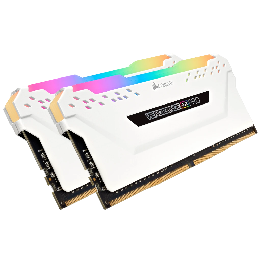 VENGEANCE® RGB PRO 16GB (2 x 8GB) DDR4 DRAM 3000MHz C15 Memory Kit — White