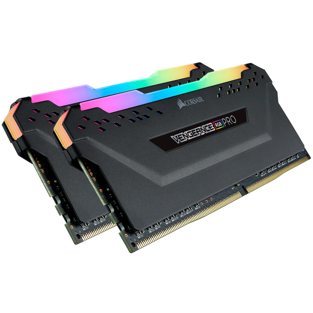 VENGEANCE® RGB PRO 8GB) Black x — C16 DRAM 16GB Kit Memory DDR4 (2 3200MHz