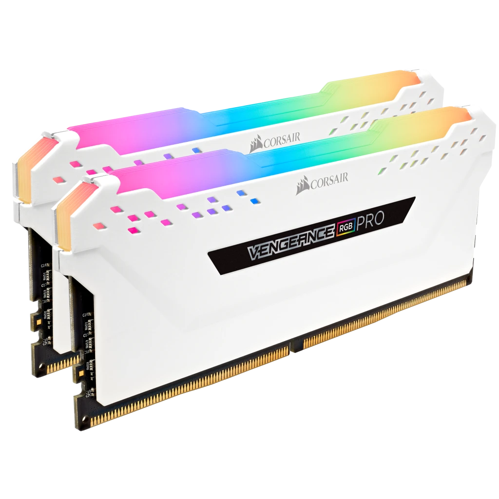 — C16 x Kit 8GB) VENGEANCE® PRO DDR4 RGB White 3200MHz 16GB (2 Memory DRAM