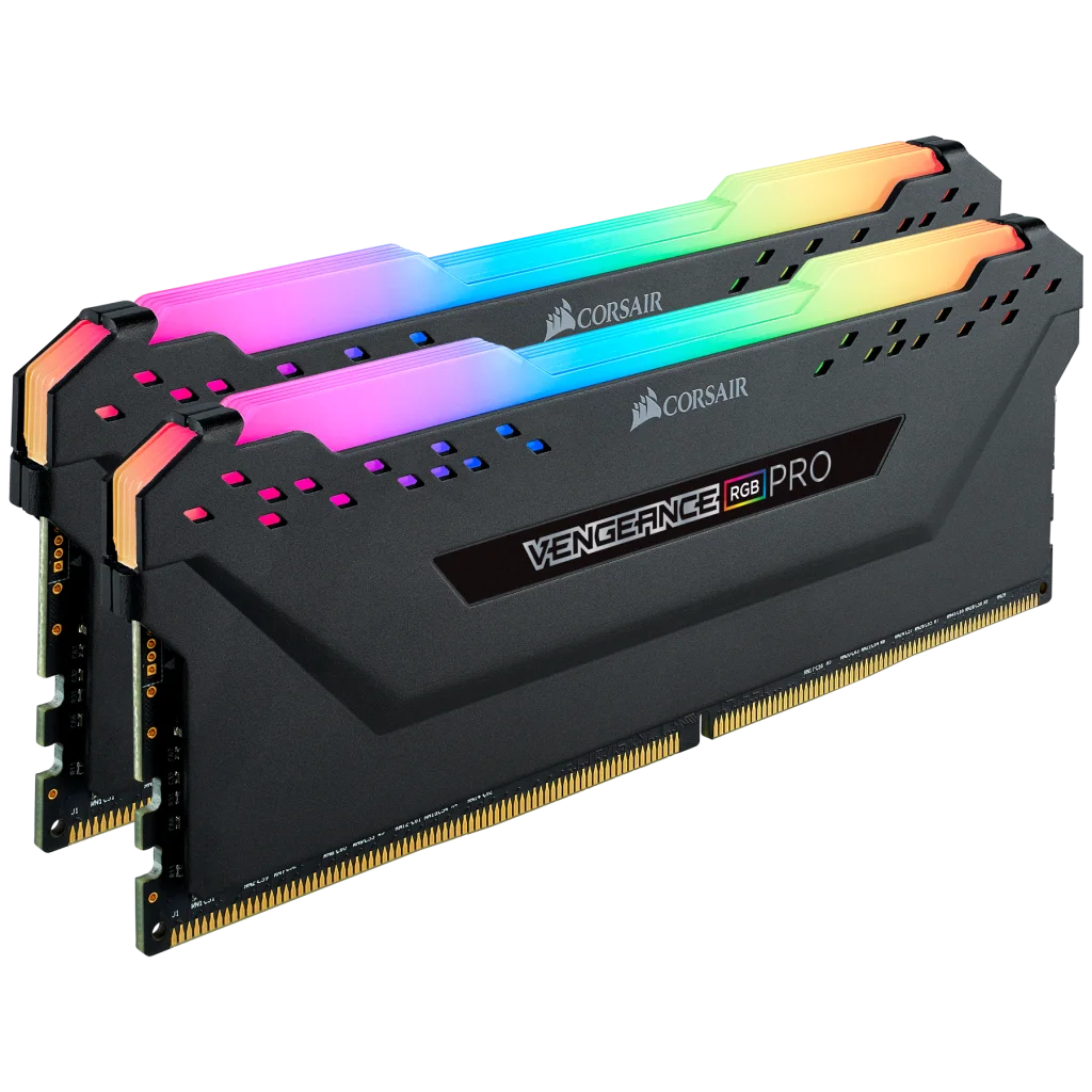 VENGEANCE® RGB PRO 32GB (2 x 16GB) DDR4 DRAM 3200MHz C16 AMD