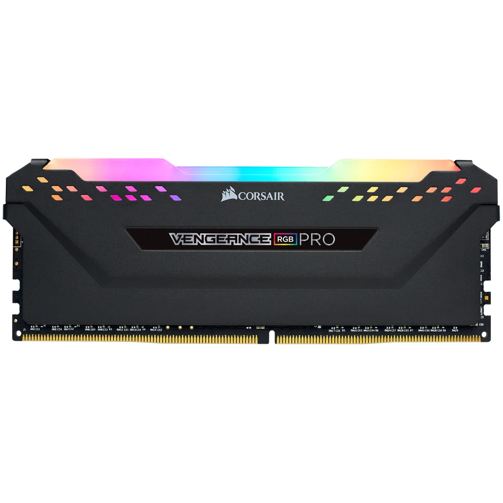 VENGEANCE® RGB PRO 32GB (4 x 8GB) DDR4 DRAM 3600MHz C16 Memory Kit — Black