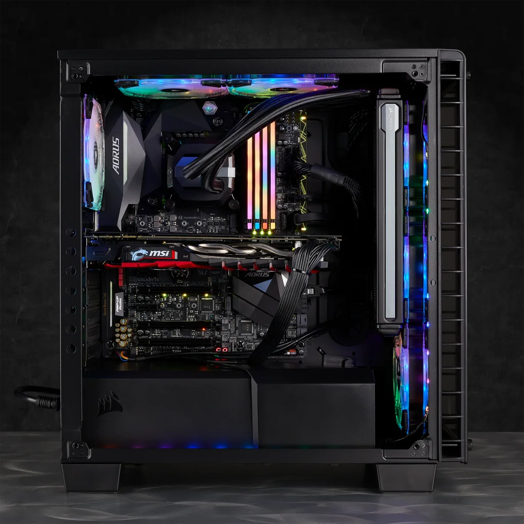 VENGEANCE® RGB PRO 32GB (4 x 8GB) DDR4 DRAM 4000MHz C19