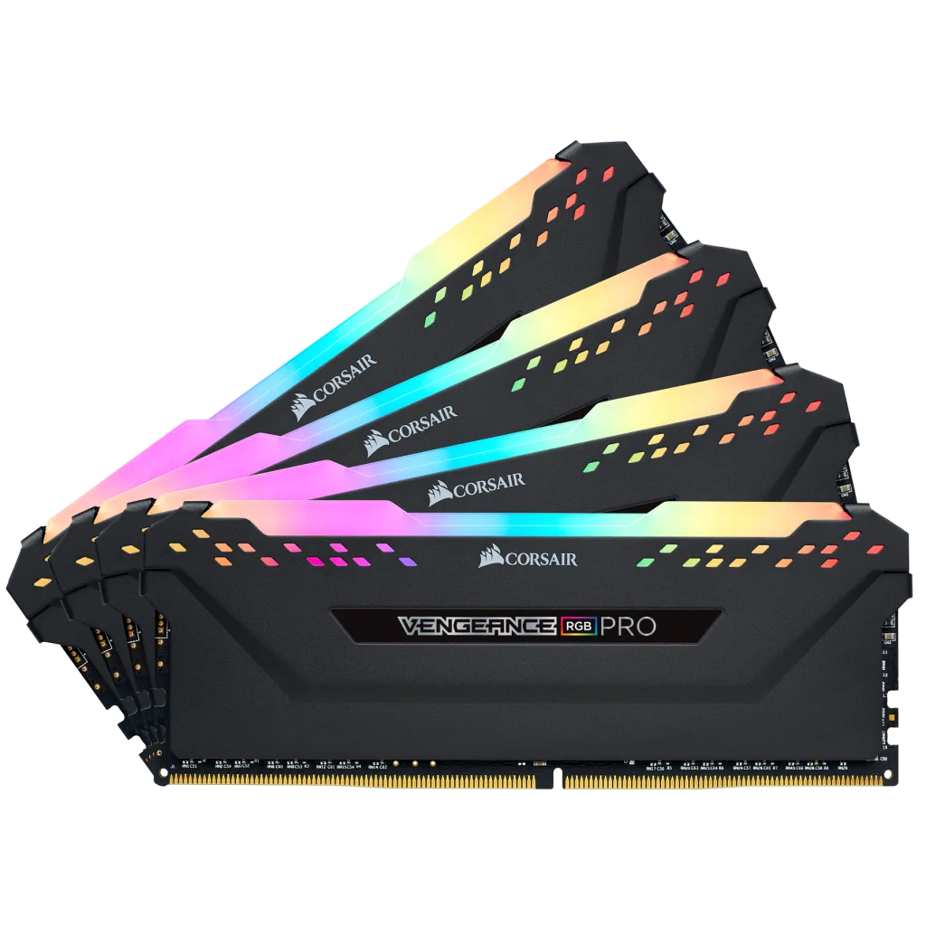 VENGEANCE® RGB PRO 32GB (4 x 8GB) DDR4 DRAM 2933MHz C16 AMD Ryzen