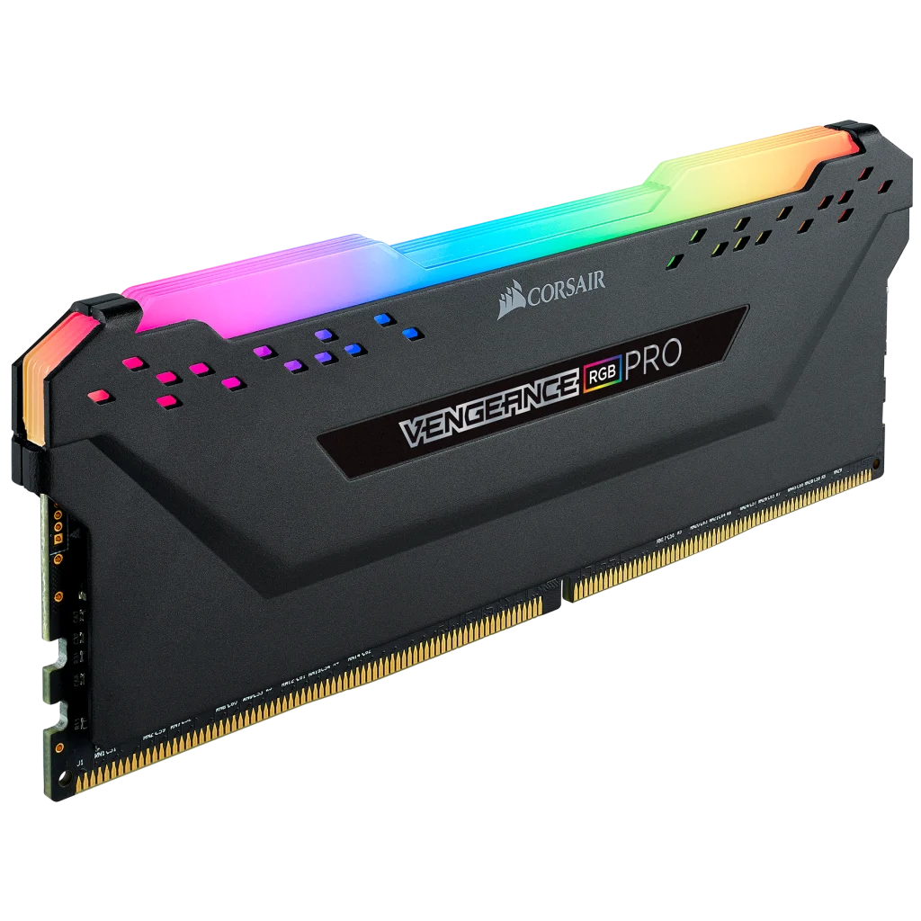 Mémoire RAM Corsair Mémoire RAM Vengeance RGB Pro SL CMH64GX4M4D3600C18W64  64Go (4x16 Go) DDR4 3600MHz C18 Blanc