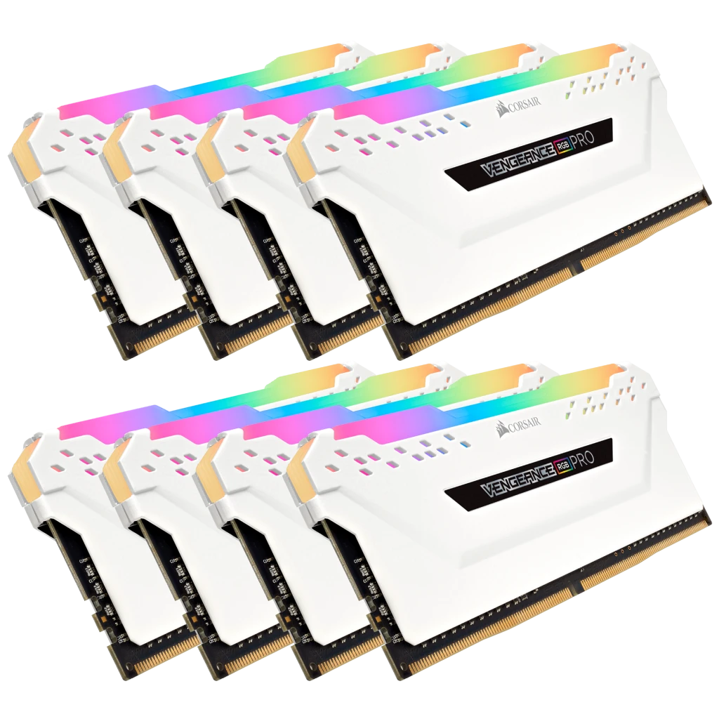 VENGEANCE® RGB PRO 64GB (8 x 8GB) DDR4 DRAM 2666MHz C16 Memory Kit