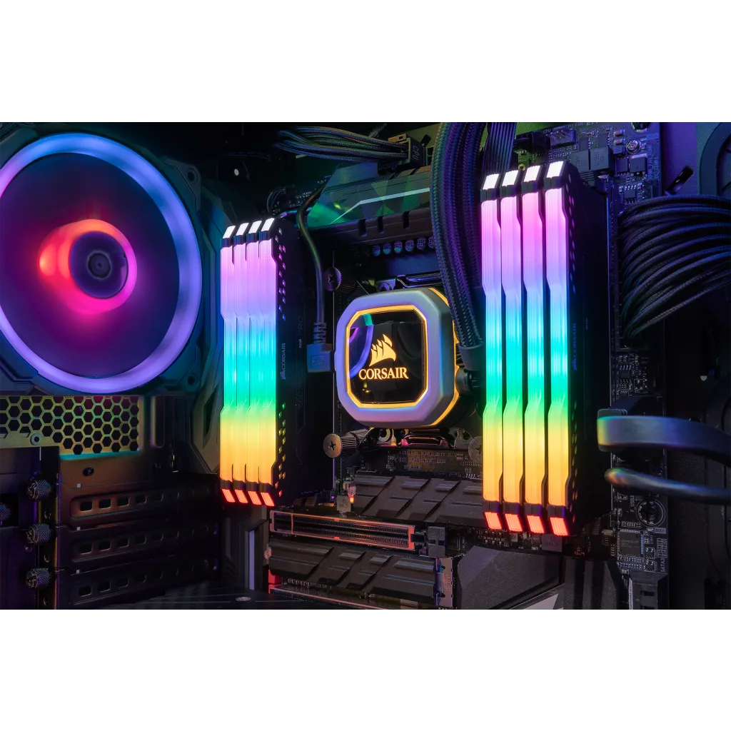 VENGEANCE® RGB PRO 64GB (8 x 8GB) DDR4 DRAM 2933MHz C16 VENGEANCE® RGB PRO 64GB (8 x 8GB) DDR4 DRAM 2933MHz C16