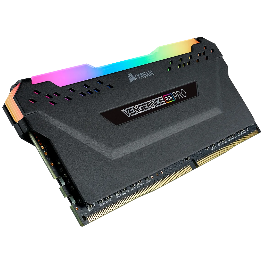 VENGEANCE® RGB PRO 8GB (1 x 8GB) DDR4 DRAM 3000MHz C16 Memory Kit — Black