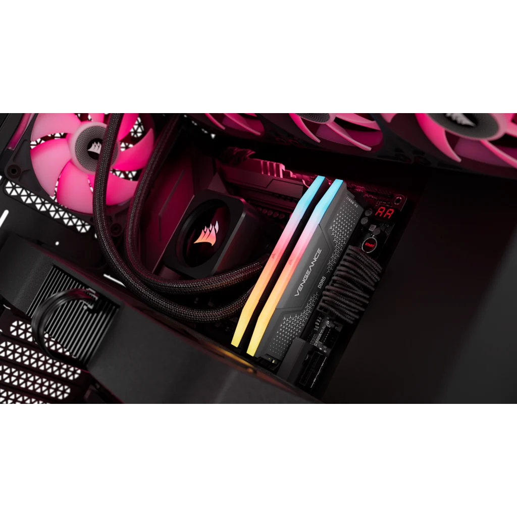 VENGEANCE RGB RS 32GB (2x16GB) DDR5 DRAM 5200MT/S CL40 Memory Kit