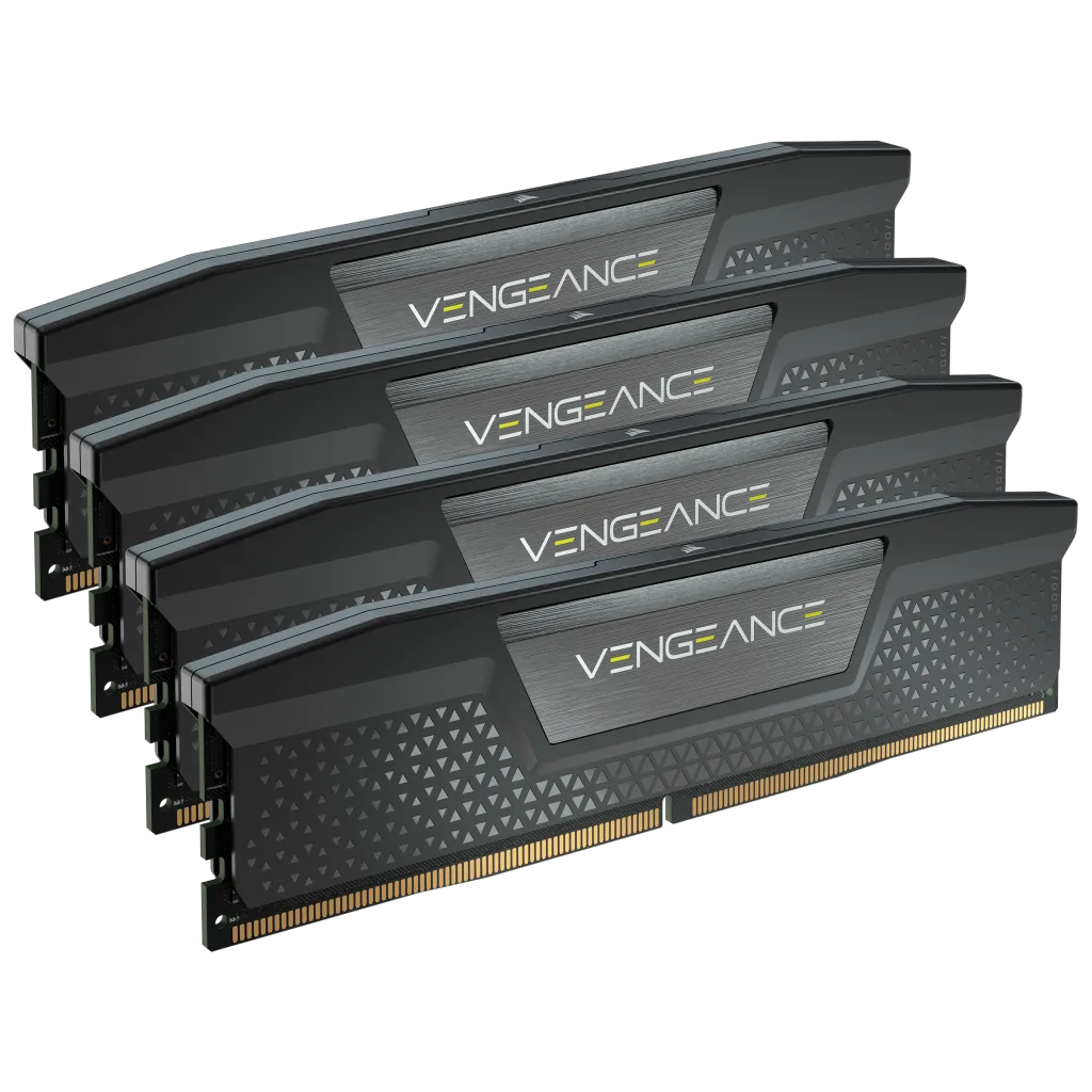 VENGEANCE® 96GB (4x24GB) DDR5 DRAM 6400MT/s CL32 Memory Kit — Black
