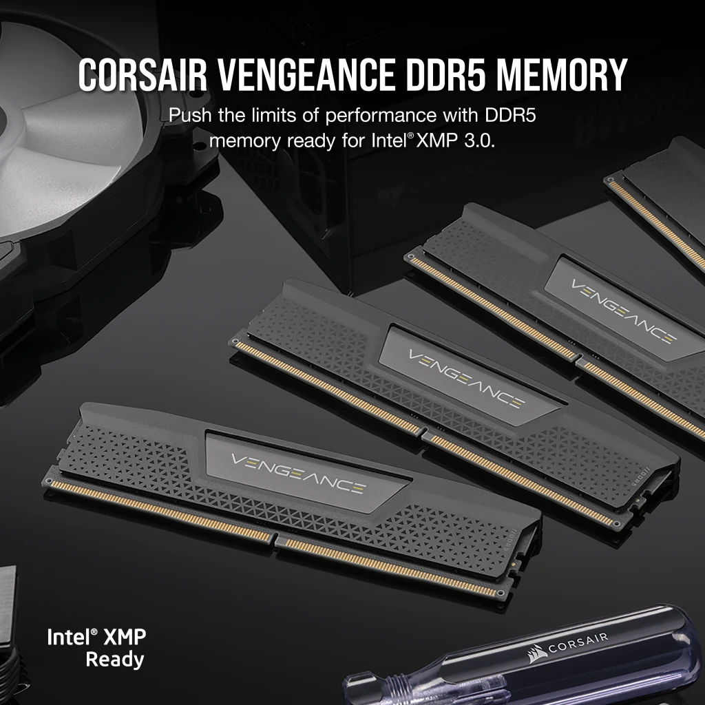 VENGEANCE® 32GB (2x16GB) DDR5 DRAM 6600MT/S CL38 Memory Kit — Black