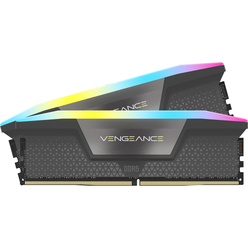 VENGEANCE® RGB 32GB (2x16GB) DDR5 DRAM 6000MT/s CL30 AMD EXPO & Intel XMP  Memory Kit
