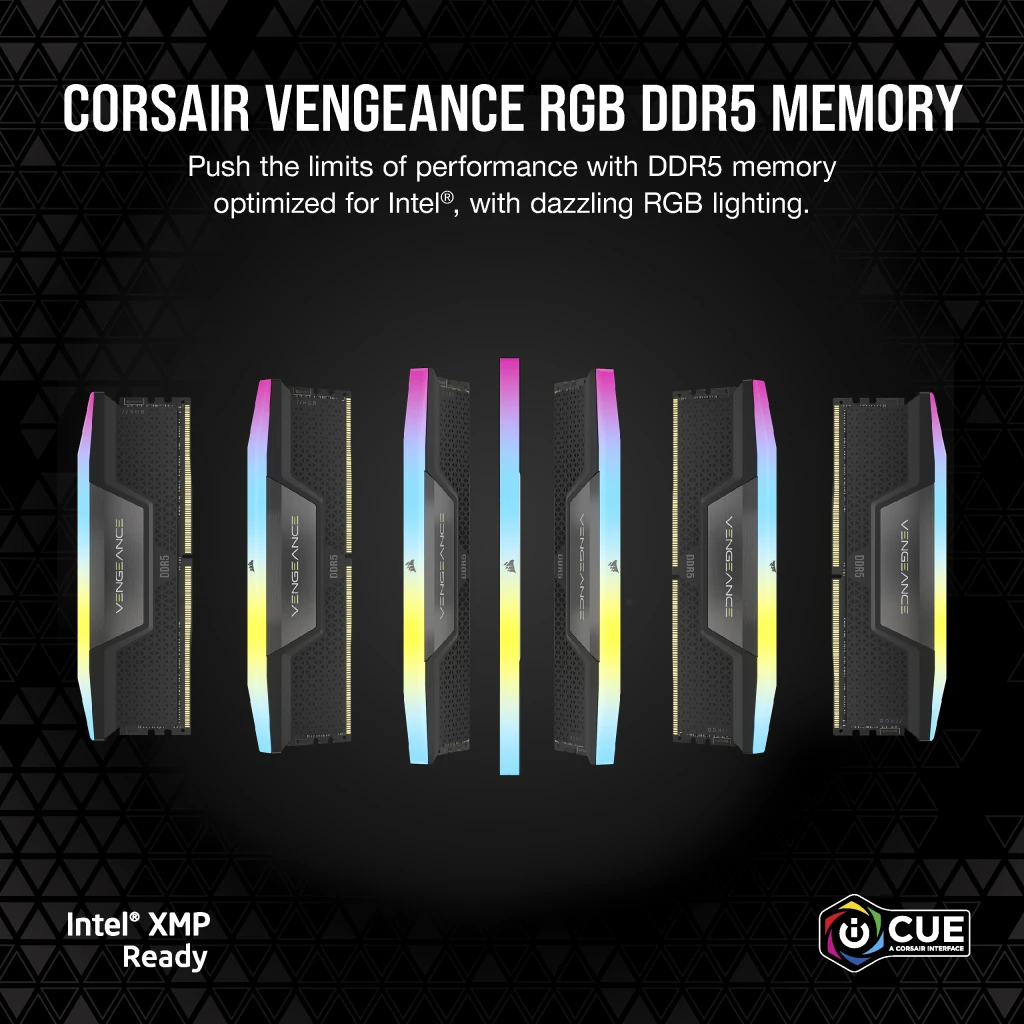 Corsair Vengeance DDR5 48 GB (2 x 24 GB) 6000 MHz CL30 - Negro