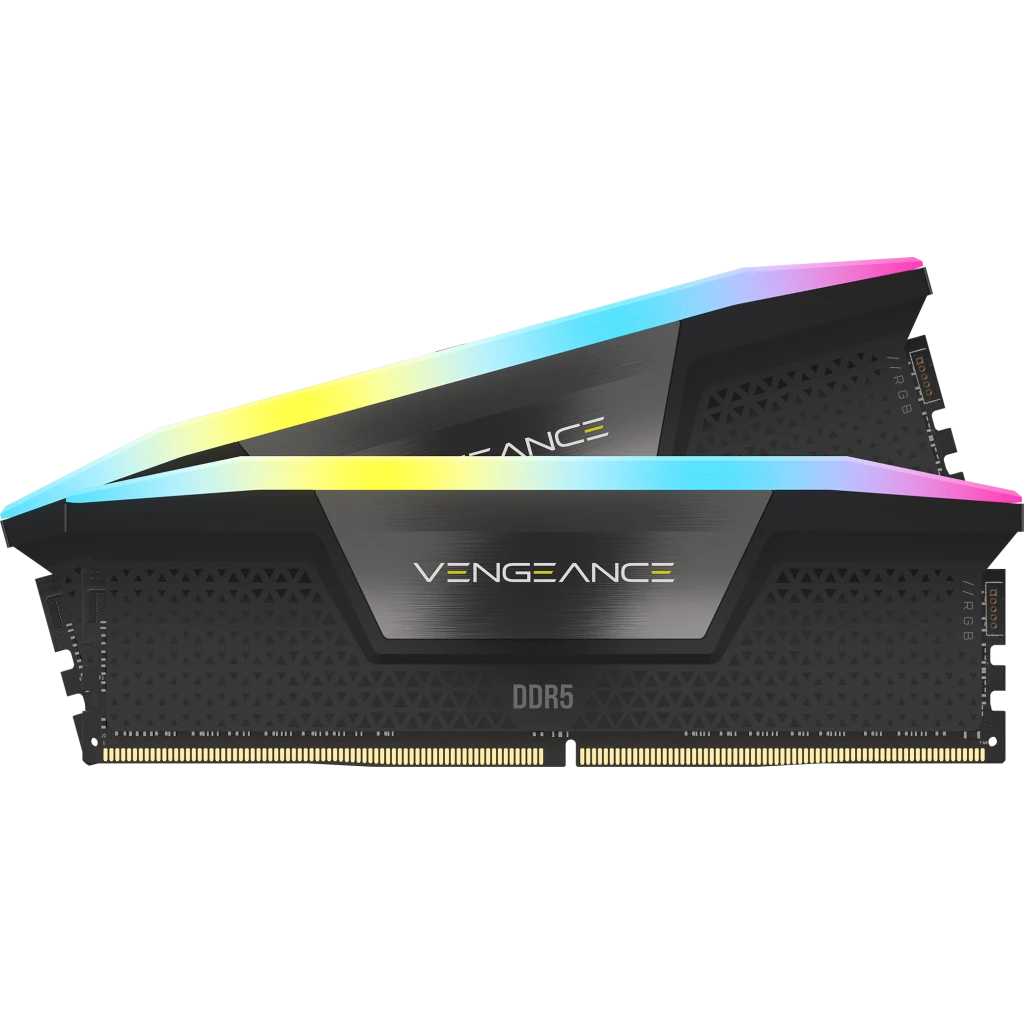 thumbnail image 2 of CORSAIR VENGEANCE 32GB DDR5 RAM – 6000MHz CL36 – Intel XMP 3.0 Ready – ICUE Compatible Gaming Memory (2x16GB) 2 of 4