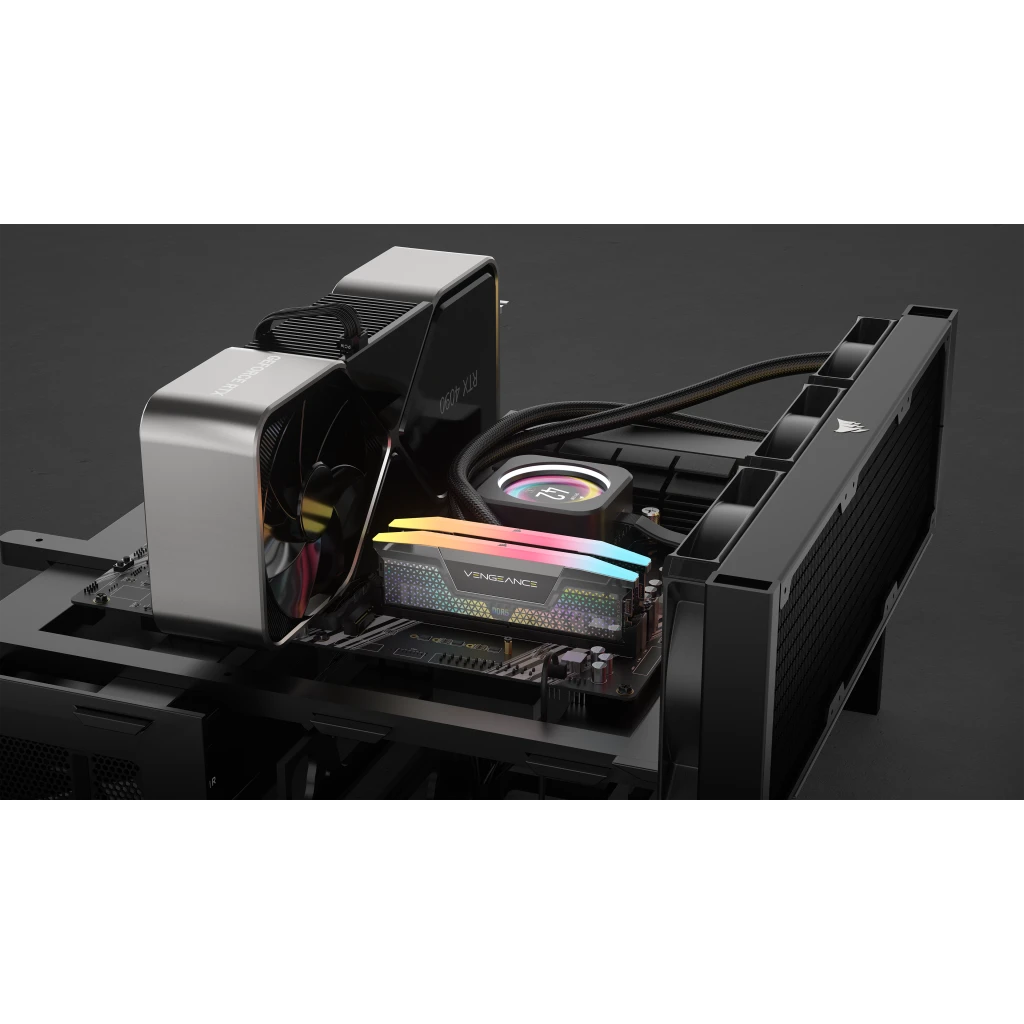 CORSAIR VENGEANCE RGB DDR5 RAM 32GB (2x16GB) 6400MHz CL36-48