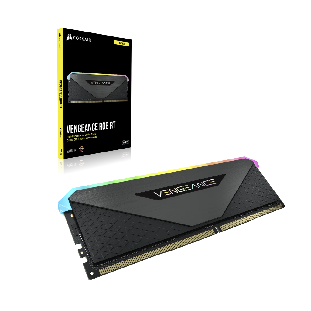 VENGEANCE® RGB 3200MHz 16GB DDR4 x 8GB) Kit C16 RT (2 – Memory Black DRAM