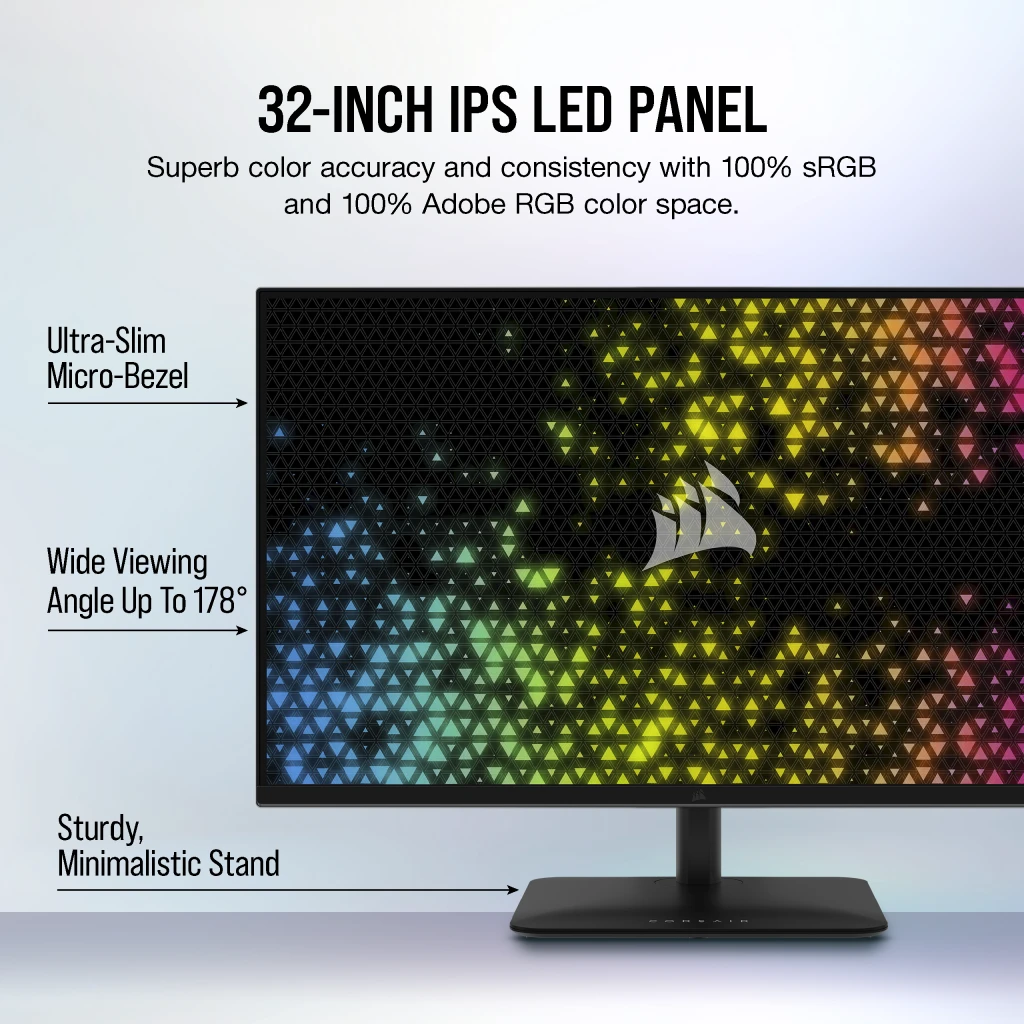 CORSAIR XENEON 32QHD240 32-Inch IPS QHD (2560 x1440), 240Hz