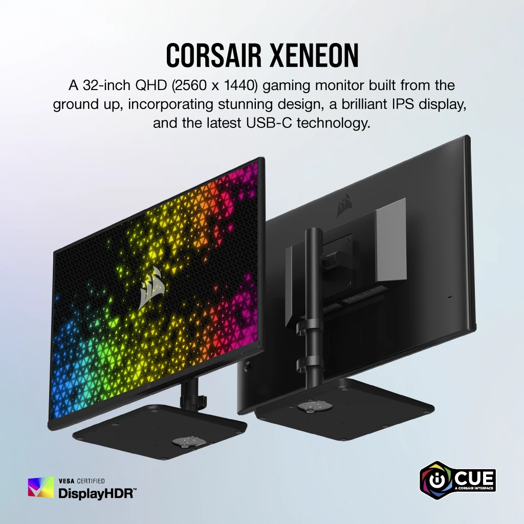 CORSAIR XENEON 32QHD240 32-Inch IPS QHD (2560 x1440), 240Hz Refresh Rate,  HDR600 Gaming Monitor